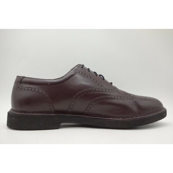 Rockport DresSports Burgundy Leather Wingtip Lace Up Oxfords Shoes Men\'s 11 W main image 6